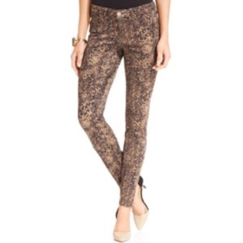 Blue & Brown snake print pant